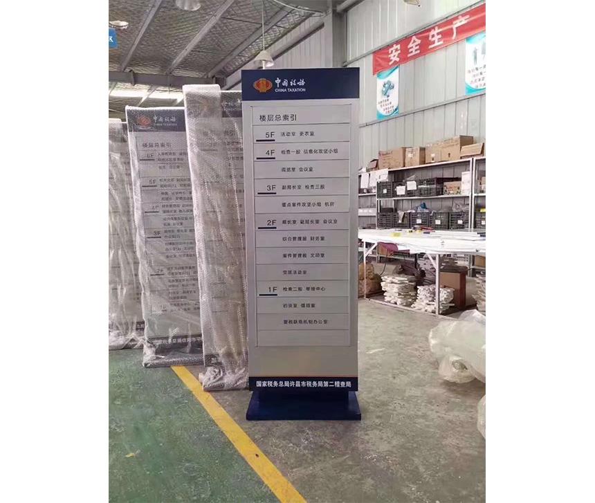 園區(qū)導視樓層索引牌中國