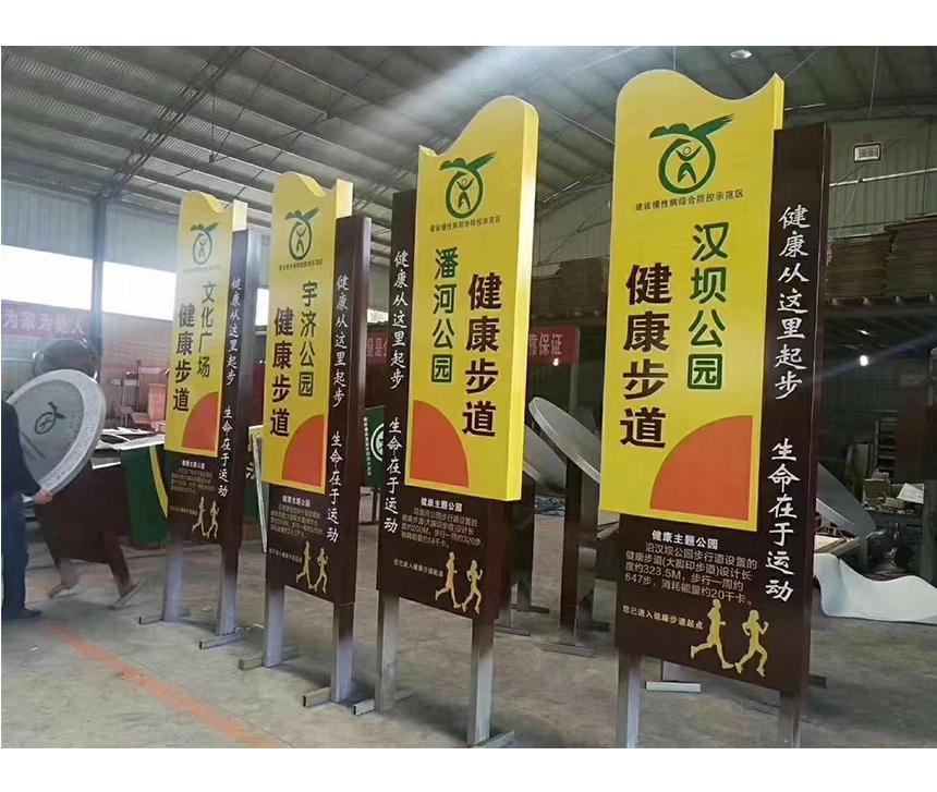 園區(qū)導視牌潘河公園