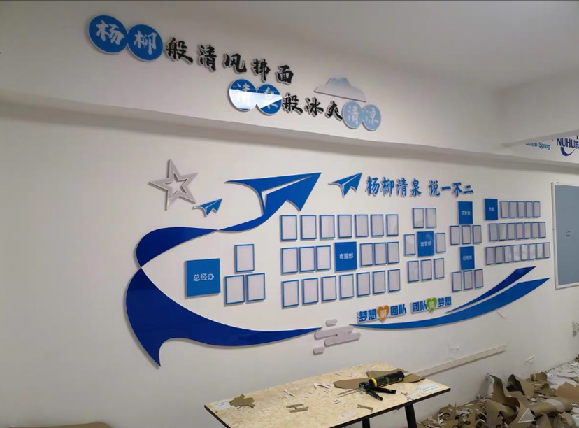 公司風(fēng)采墻，團(tuán)隊(duì)風(fēng)采墻設(shè)計(jì)，員工風(fēng)采墻制作(圖2)